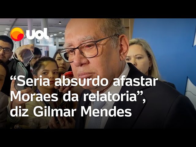 Plano de golpe: Anistia não faz sentido e seria absurdo afastar Moraes, diz Gilmar Mendes